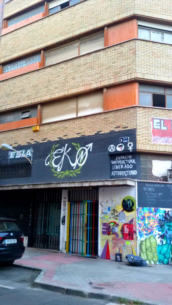 Fachada El Eko, Carabanchel